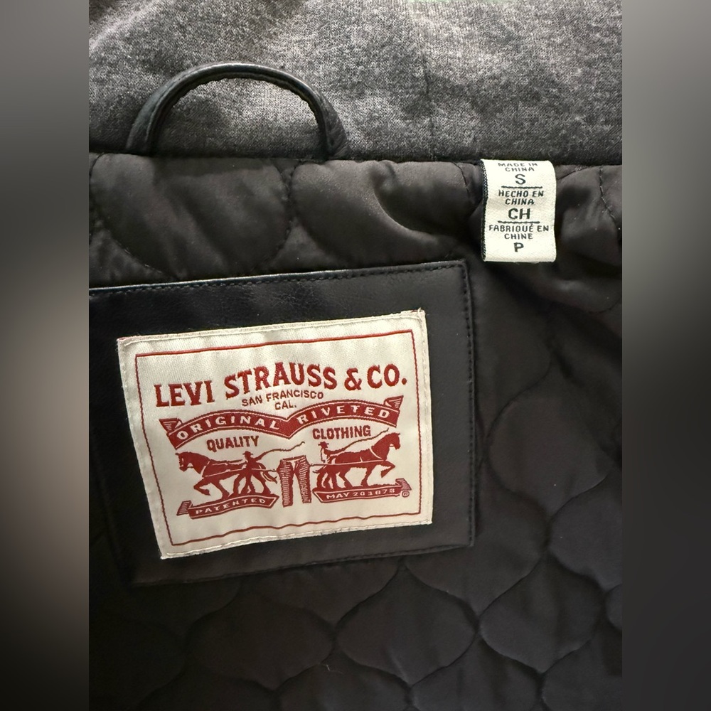 Levi's Men's Hooded Racer Jacket Size Small - Picture 6 of 9